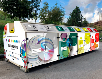 LIPOR lança projeto de recolha de proximidade de pequenos resíduos - os Ecocentros Móveis.
