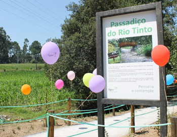 Inauguration of the pedestrian access to the Adventure Park from the Apeadeiro da Palminheira (railway interface).