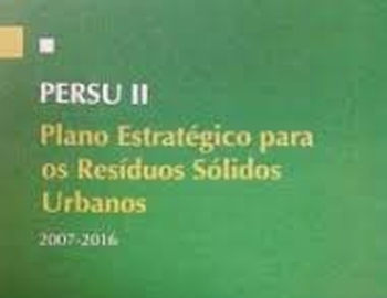 Strategic Urban Solid Waste Management Plan for Greater Porto 2007-2016