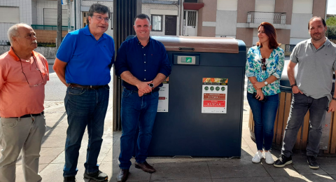 Gondomar municipality and LIPOR install new equipment for the selective collection of food waste
